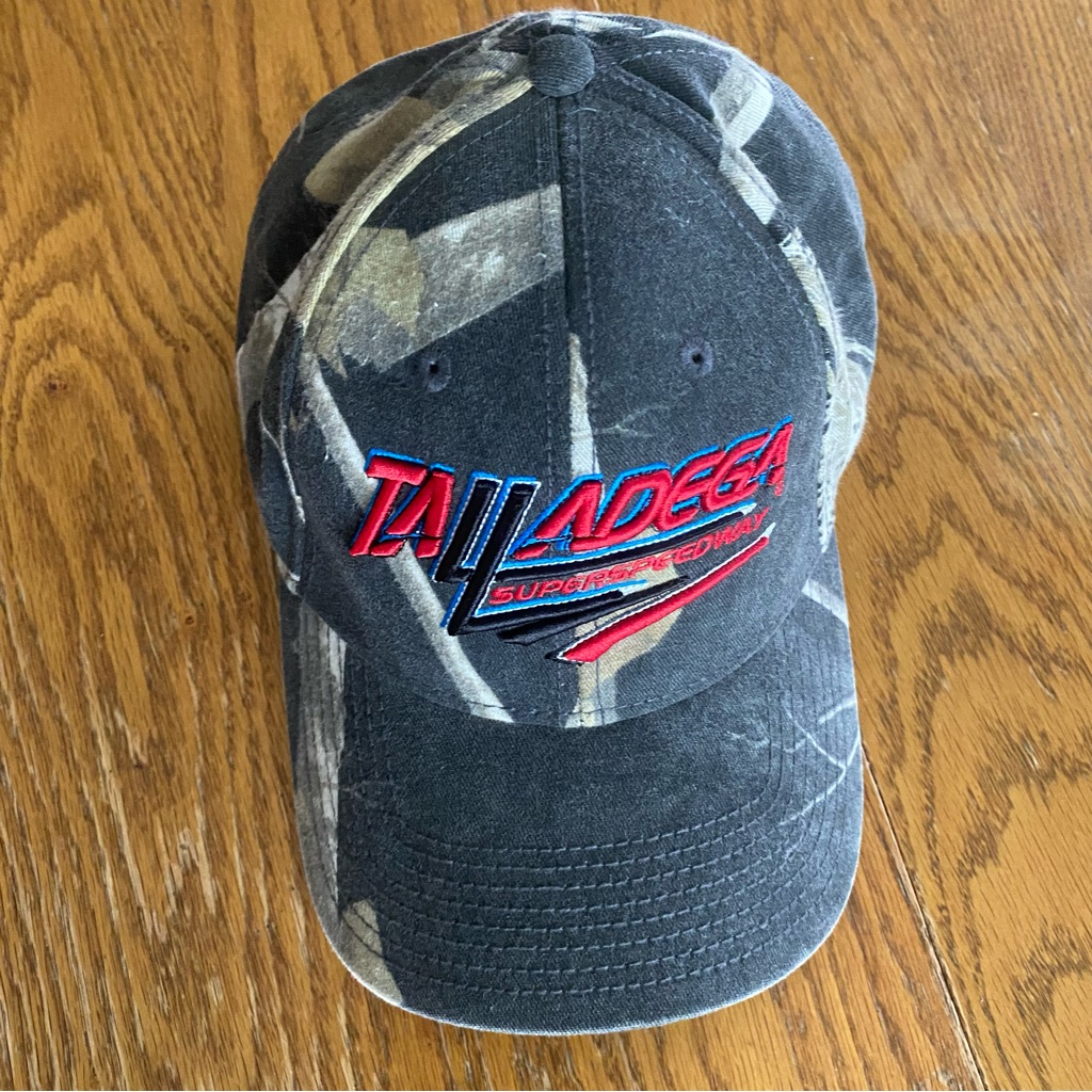 Talladega Hat Super Speed Way Nascar Cap Camo Men Womens Unisex